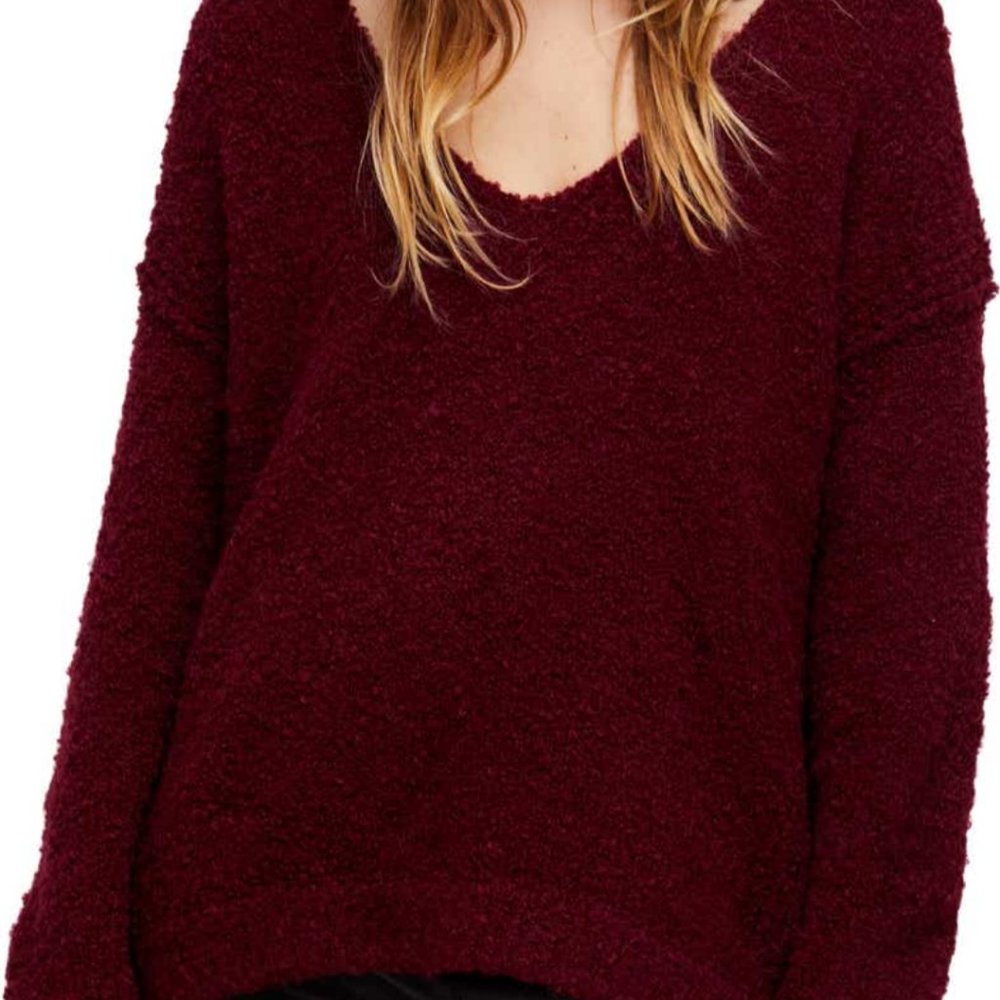 Free People Loft V Neck Sweater